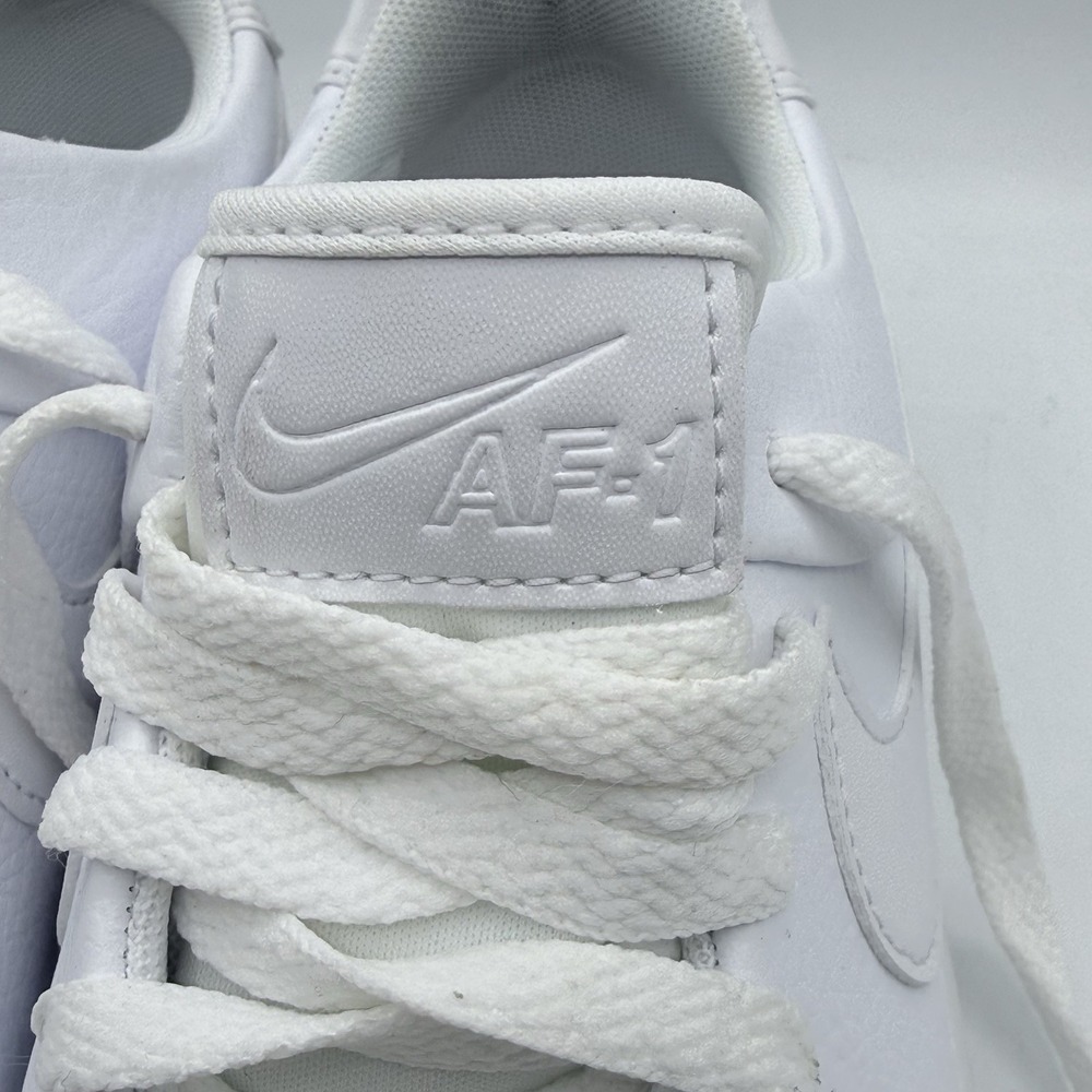 Nike Women's Air Force 1 Sage Low Triple White Platform Sneakers Size 7 - Picture 9 of 9